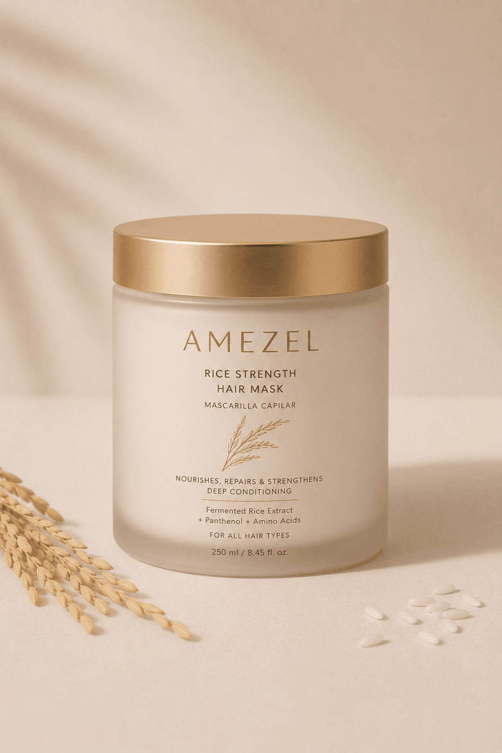 Mascarilla capilar Rice Strength AMEZEL