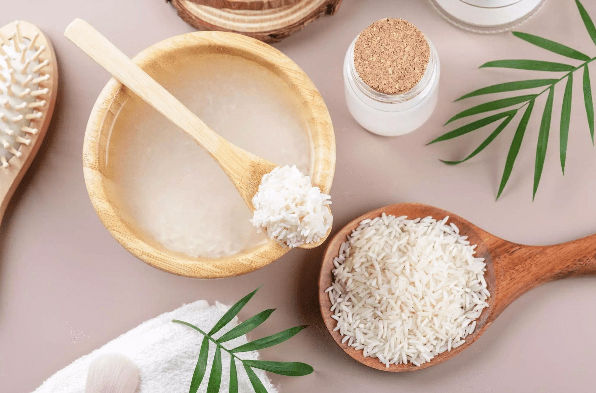 Arroz y agua de arroz como inspiración de las fórmulas AMEZEL